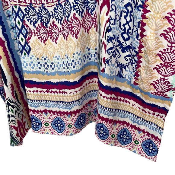 Chicos Size Large / XL Cover Up Kimono Blouse Shirt Top Boho Bohemian Beach Swim - Picture 5 of 7